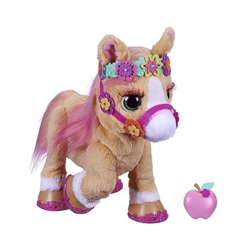 FurReal Cinnamon, My Stylin’ Pony Toy, 14-Inch Electronic Pets, 80+ Sounds & Reactions, 26 Accessories, Interactive Toys for 4 Year Old Girls and Boys and Up - Image 1