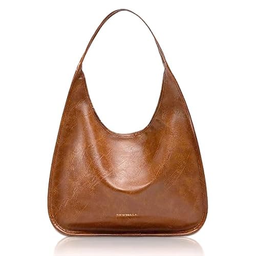 NEWBELLA Women's Hobo Purse - Faux Leather Shoulder Bag & Tote Handbag, Spacious Work Bag for Commute & Daily Use - Image 1