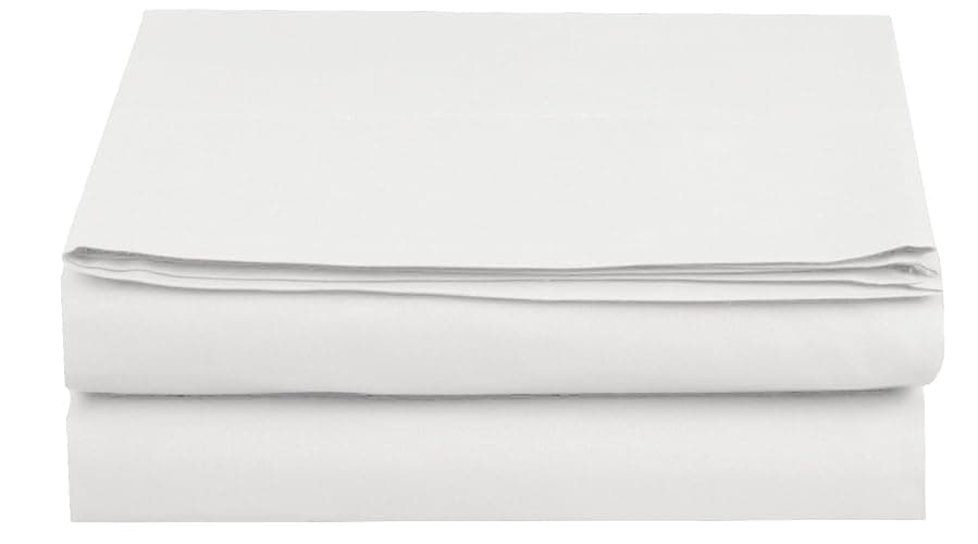 Luxury Fitted Sheet on Amazon Elegant Comfort Wrinkle-Free 1500 Premier Hotel Quality 1-Piece Fitted Sheet, Full Size, White - Image 1