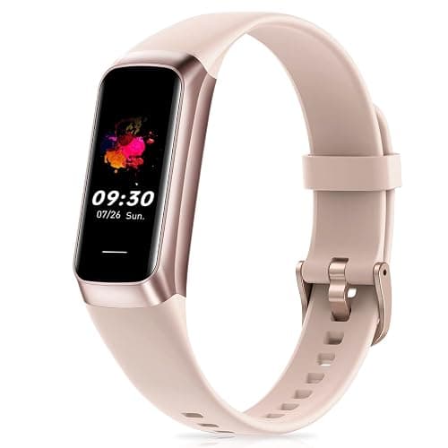 Zeacool Fitness Tracker with 24/7 Heart Rate, Blood Oxygen Blood Pressure Sleep Monitor, Activity Trackers 5 ATM Waterproof,Step Calorie Counter Pedometer Health Smart Watch for Women Men Pink - Image 1