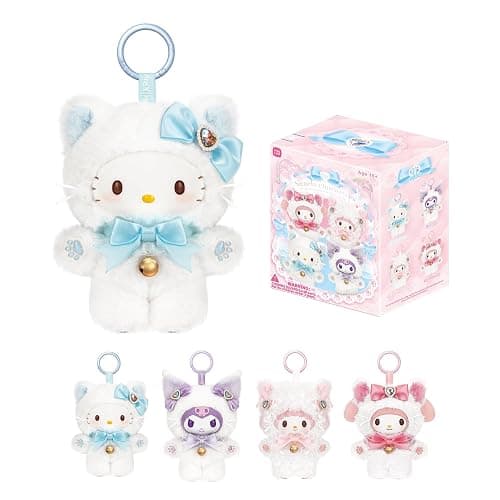 MINI LIKE Hello Kitty Blind Box - Sanrio Kuromi My Melody Sweet Piano Shining Meow Series Cute Vinyl Collectible Mystery for Bag Charms Home Office Decor Birthday Couple Gifts,1Pcs Random - Image 1
