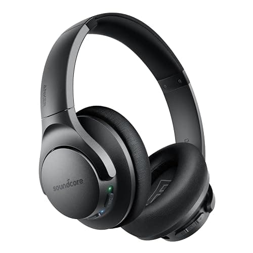 Soundcore Anker Life Q20 Hybrid Active Noise Cancelling Headphones, Wireless Over Ear Bluetooth Headphones, 60H Playtime, Hi-Res Audio, Deep Bass, Foam Ear Cups, Travel, Office, USB-C Charging - Image 1