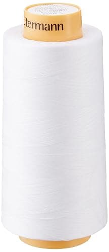 Gutermann 3000C-5709 Natural Cotton Thread Solids, 3281-Yard, White - Image 1