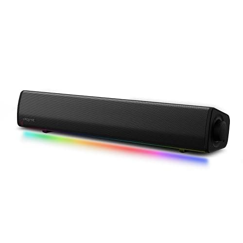 CREATIVE Sound Blaster GS3 (Nero) Barra de Sonido compacta para Juegos con RGB y SuperWide Technology, Alimentación vía USB, Bluetooth 5.4 - Image 1