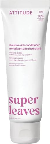 ATTITUDE Moisture Rich Hair Conditioner, For Dry and Damaged Hair, Naturally Derived Ingredients, Vegan Detangler, Dermatologiocally Tested, Quinoa and Jojoba, 8 Fl Oz - Image 1