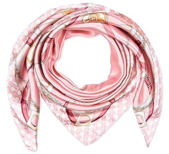Beach Bag Scarf - 35x35 Large Square Satin Hair Scarf for Women – Silk-Feel Head Wrap, Night Protection, Fashion Bandana & Headscarf - Image 1