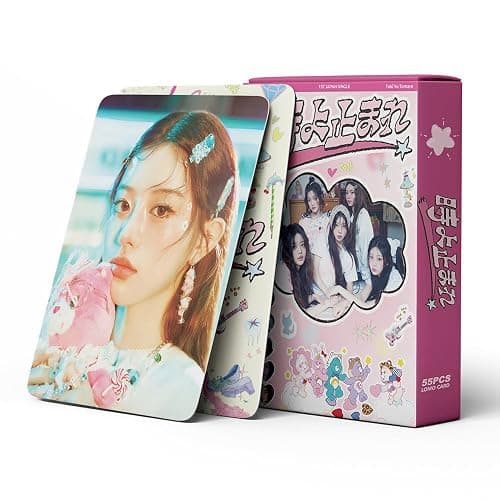 ILLIT Japan 1st Single Album "Toki Yo Tomare" Lomo Cards - 55PCS Photocards Set for ILLIT Fandom, Kpop Merch with Official Concept Photos - Image 1