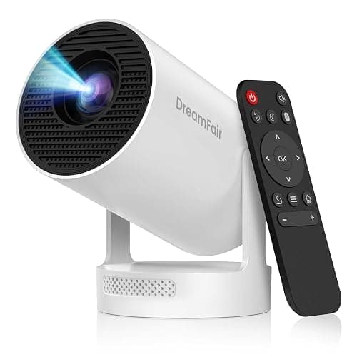 【Electric Focus】Mini Projector, Support 4K 1080P, 210 ANSI Portable Projector with WiFi and Bluetooth, Auto Keystone Correction Video Projector, Compatible with Smartphone,TV Stick,Laptop - Image 1