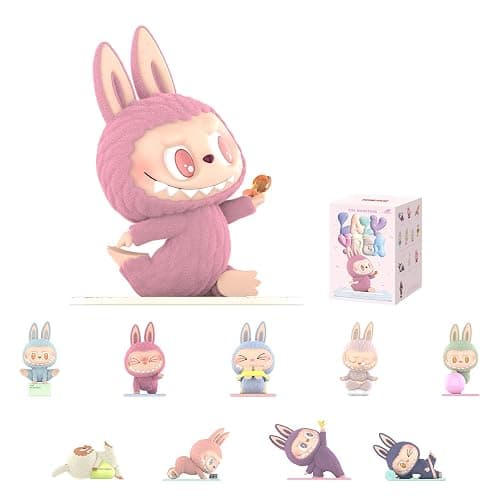 POP MART The Monsters Lazy Yoga Series Figures, The Monsters Blind Box Figures, Random Design Action Figures Collectible Toys Home Decorations, Holiday Birthday Gifts for Boys and Girls, Single Box - Image 1
