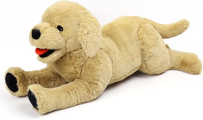 LotFancy Golden Retriever Teddy 53 cm, Large Dog Toys, Cuddly Dog Stuffed Animals Plush Toy, Gift for Kids Pets Girls, Christmas Toys - Image 1