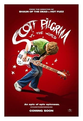 PosterOffice Scott Pilgrim Vs. The World Movie Poster Size 24"x36" (60.96 x 91.44 cm) An Authentic Print with Holographic Sequential Numbering - Image 1