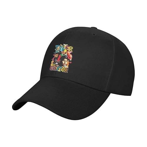 THERIGHTEN Unisex Creator Rapper Baseball Cap Adjustable Dad Hat Visor Cap Classic Low Profile Golf Hat Summer Sun Visor for Running Workouts and Outdoor Activities All Seasons - Image 1