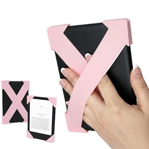 Strapsicle Silicone Hand Strap – Paperwhite Gen 11 (6.8”) & Gen 12 (7”), Colorsoft – Large – 2-Pack – Blush – Comfy Alternative to Case or Cover - Image 1