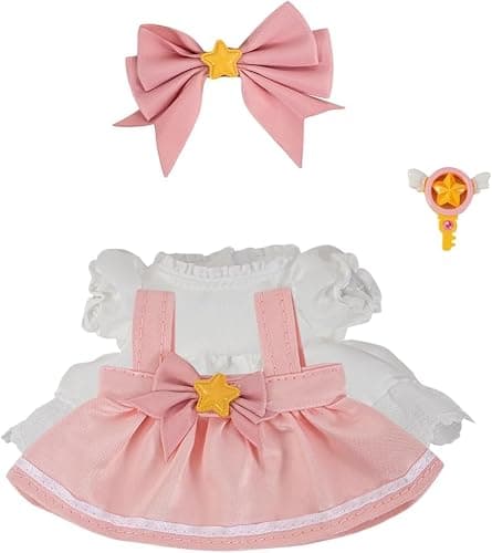 YAMASO 17cm Doll Clothes for 17cm Doll Accessories, Including 1 Set of Skirts, 1 Hair Clip, 1 Magic Wand Without Dolls - Image 1