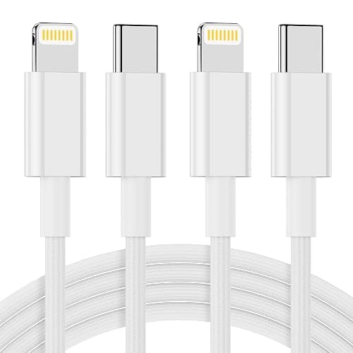 Nebite USB C to Lightning Cable 2Pack1.8M MFi Certified Braided iPhone Charger USB C Fast Charging Durable Lightning Cable for iPhone 14/13/12/11 Pro Max, iPad & More - Image 1