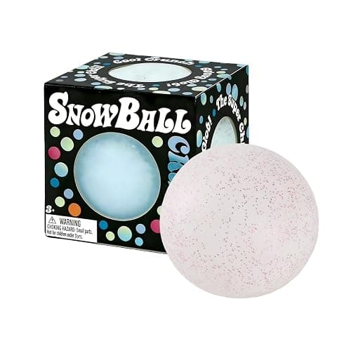Snowball Stress Relief, Squeeze Fidget Ball for Adults,Slow Rise Portable Desk Ball,Relaxation & Daily Calm Gifts - Image 1