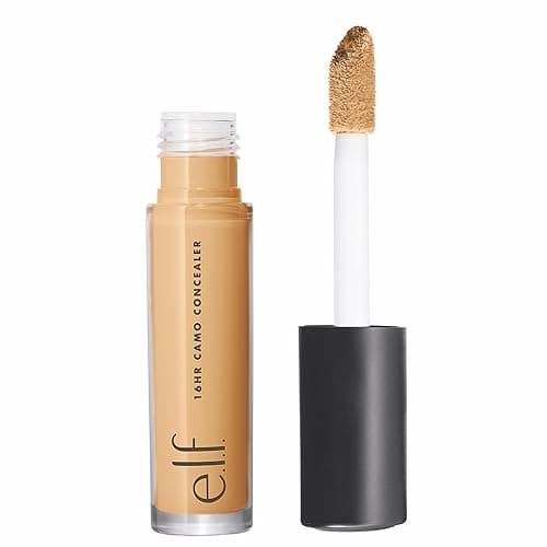 e.l.f. 16HR Camo Concealer, Full Coverage & Highly Pigmented, Matte Finish, Medium Peach, 0.203 Fl Oz (6mL) - Image 1