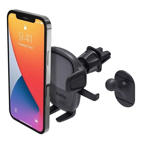 iOttie Easy One Touch Signature Air Vent & Flush Mount Combo - Universal Car Mount Phone Holder for iPhone, Google, Samsung, Moto, LG, and all other Smartphones - Image 1