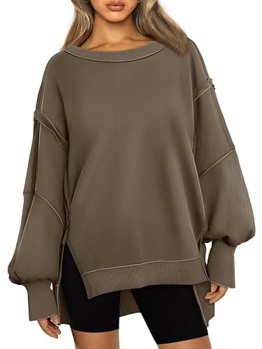 Trendy Queen Womens Oversized Sweatshirts Hoodies Crewneck Shirts Fall Outfits Teen Girls Y2k Winter Clothes - Image 1