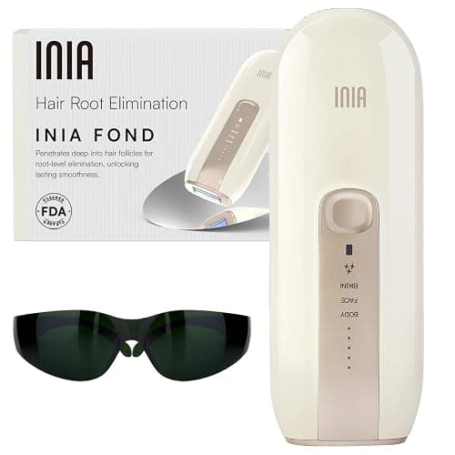 Laser Hair Removal Device for Women and Men, INIA Fond Hair Remover with Long-Lasting in Hair Reduction for Body&Face, Safe at-home Results for Armpits, Bikini and Legs - Image 1
