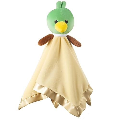 Mallard Duck Baby Lovey, Soft Security Blanket, Lovies for Babies, Duck Stuffed Animal Snuggle Toy for Newborn Infant Toddler Boys and Girls, Baby Shower/Nursery Gifts 16 Inch - Image 1
