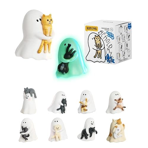 52TOYS Ghody - Behold My Cat Blind Box, Whole Set 9Pcs Collectible Toy Kawaii Action Figures Creative Gift Room Decor Desktop Decoration 1.85 Inch, Gift for Birthday Party - Image 1