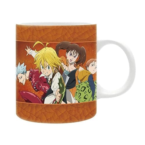 ABYstyle The Seven Deadly Sins The Sins Ceramic Coffee Tea Mug 11 Oz. Anime Manga Drinkware Dishwasher Microwave Safe Home & Kitchen Essentials Gift - Image 1