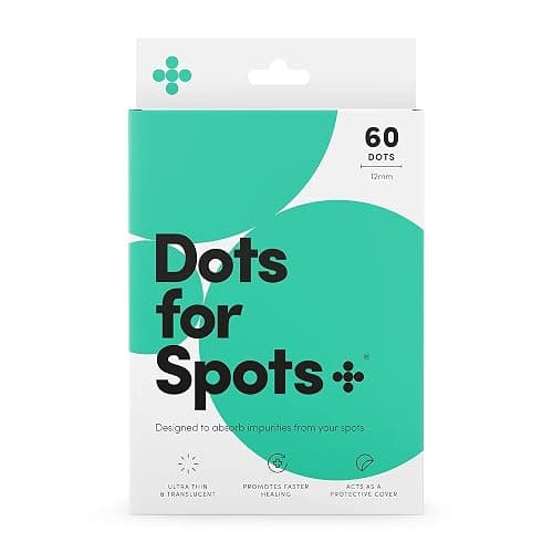 Dots for Spots Acne Patches - Pack of 24 Translucent Hydrocolloid Pimple Patch Spot Treatment Stickers for Face and Body - Fast-Acting, Vegan & Cruelty Free Skin Care - Image 1