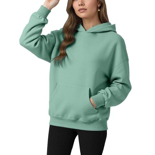 YARBCEN Womens Hooded Hoodies Sweatshirts - Long Sleeve Crewneck Sweaters With Pocket 2026 Fashion Spring Oversized Clothes - Image 1