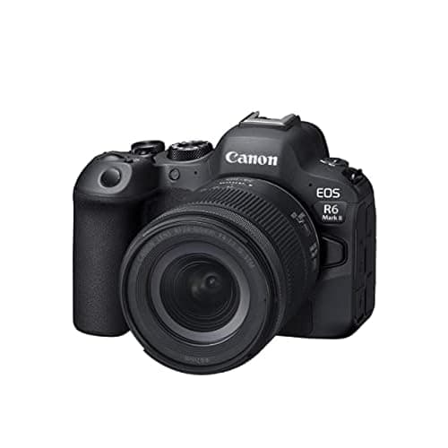 Canon EOS R6 Mark II Mirrorless Camera RF24-105mm F4-7.1 is STM Lens Kit, Full-Frame Hybrid Camera, 24.2 Megapixel CMOS Sensor, Photo and Video Capabilities, Black - Image 1