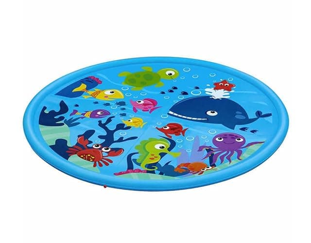 Bestway H2OGO! Under The Sea 10' Splash Pad (Under The sea, Animal floor print), Blue - Image 1