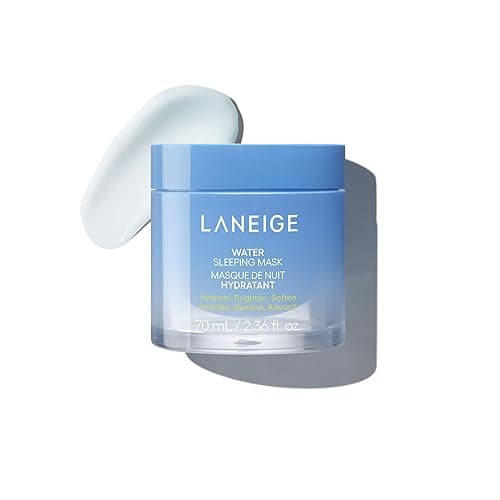 LANEIGE Water Sleeping Mask: Hydrating Korean Overnight Mask with Squalane & Probiotic-Derived Complex, for Bright, Glowing Skin & Barrier Support - Image 1