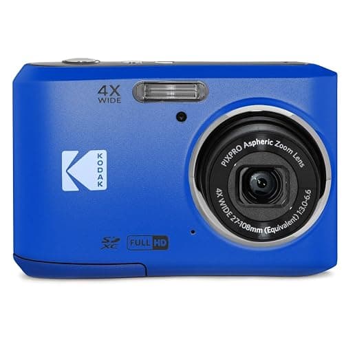 KODAK PIXPRO Friendly Zoom FZ45-BL 16MP Digital Camera with 4X Optical Zoom 27mm Wide Angle and 2.7" LCD Screen (Blue) - Image 1