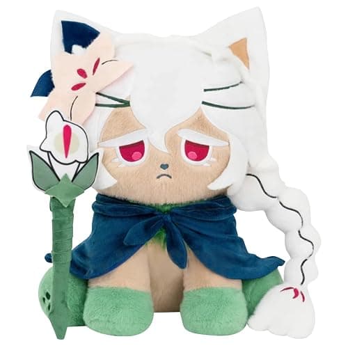 Amnii Cookie-Run Kingdom Ornaments Figurines White Lily Cookie Pillow Doll Merchandise Hugable Car Room Decorations Stress Relief Doll 9.8inch - Image 1