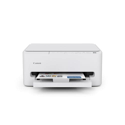 Canon PIXMA TS4320 Wireless Color Inkjet Printer for Duplex Printing, White – Cost Efficient Home Printer with Copier/Scanner, Compact Design, Easy Setup, 1 Year Limited Warranty - Image 1