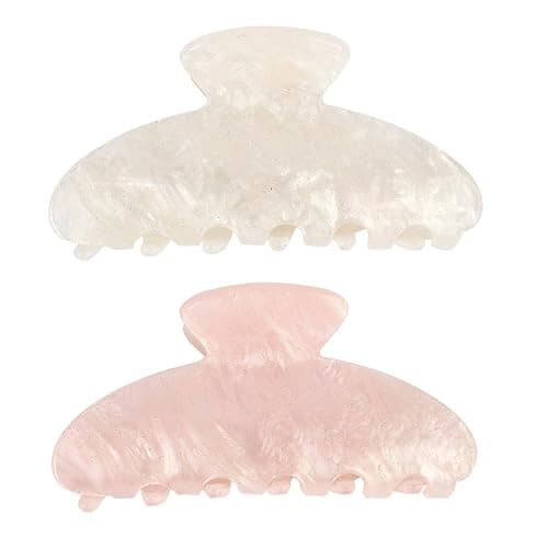 Canitor Hair Claw Clips for Women Acrylic Marbled Hair Clips for Thick Thin Hair Emi Cute Hair Accessories Stocking Stuffers Preppy Teen Girl Gifts Trendy Stuff - Image 1