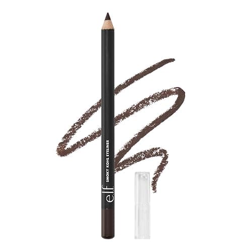e.l.f. Smoky Kohl Eyeliner, Eye Pencil For Creating Long-Lasting, Bold, High-Pigmented Makeup Looks, Vegan & Cruelty-Free, French Roast - Image 1