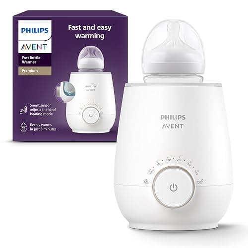 Philips Avent Premium Fast Bottle Warmer, with Smart Temperature Control, Water Bath Technology, Automatic Shut-off, Model SCF358 - Image 1