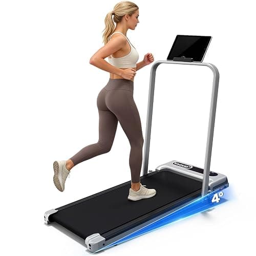 Yagud Walking Pad, Walking Pad Treadmill for Home Office, Portable Under Desk Treadmill with Remote Control and LED Display, Walking Jogging Running Machine - Image 1