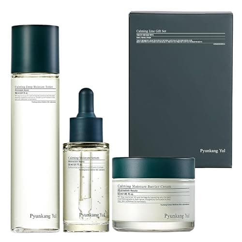 Pyunkang Yul Calming Line Gift Box Set-Korean Facial Skin Care Essential for Daily Moisturizing with Toner, Serum, Cream, Vegan & Cruelty Free Stocking Stuffer Christmas Holiday New Year gift set - Image 1