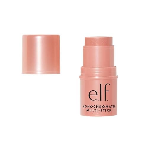 e.l.f. Monochromatic Multi Stick, Luxuriously Creamy & Blendable Color, For Eyes, Lips & Cheeks, Glistening Peach, 0.17 Oz (5g) - Glistening Peach - 0.17 Ounce (Pack of 1) - Image 1