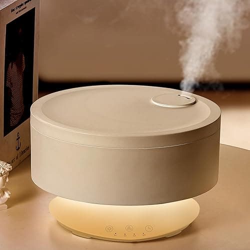 Humidifiers Easy to Clean,Essential Oil Diffuser, Colorful Night Light,Ultrasonic Top Fill Cool Mist Humidifiers for Bedroom Baby Plants,Ultra Quiet,Last up to 20 Hrs,1.6L,Levoair - Image 1