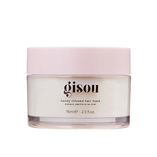 Gisou Honey Infused Hair Mask Travel Size to Hydrate and Repair for Softer, Stronger, More Manageable Hair, Mini TSA-Approved Mask (2.5 fl oz) - Image 1