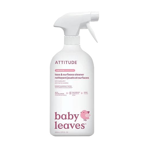 ATTITUDE Toy and Surface Cleaner, EWG Verified Multi-Surface Products, Vegan, Naturally Derived Multipurpose Cleaning Spray, Unscented, 27.1 Fl Oz - Image 1