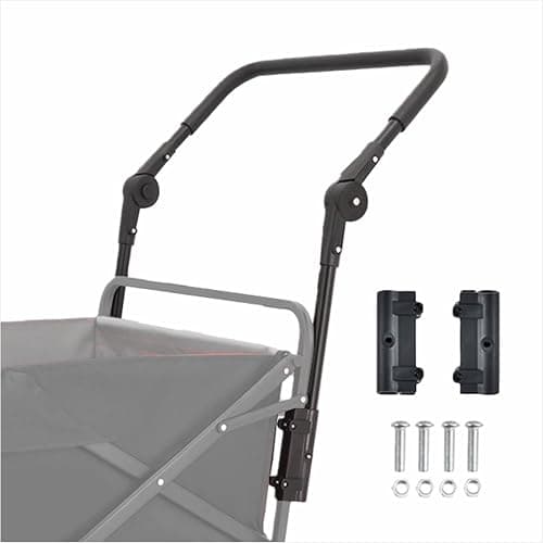 Adjustable Push Pull Handle for Folding Wagon | HANDLE ONLY, WAGON NOT INCLUDED-Push-pull design with multi-angle adjustment for easier wagon control on various terrain - Image 1