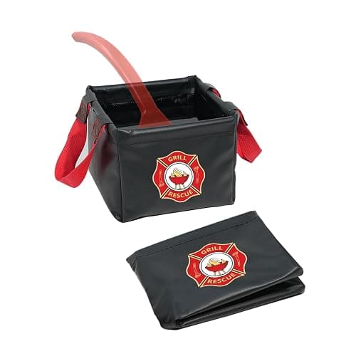 Grill Rescue Collapsible Bucket – Durable, Foldable Water Bucket for Grill Cleaning, Camping, and Outdoor Use (Dunk Tank) - Image 1
