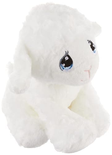 Aurora Precious Moments 7.5" Luffie Lamb Small Adorable Plush | Signature teardrop eyes with heart-shaped inspiration tags - Image 1