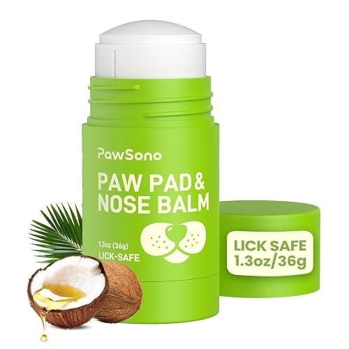 Lick-Safe Dog Paw & Nose Balm with Coconut Oil | Winter Road Salt & Cold Pavement Protector | All-Natural Moisturizer & Soother for Dry, Cracked Pads & Snout | Nose Butter for Bulldogs (1.3 oz / 36 g) - Image 1