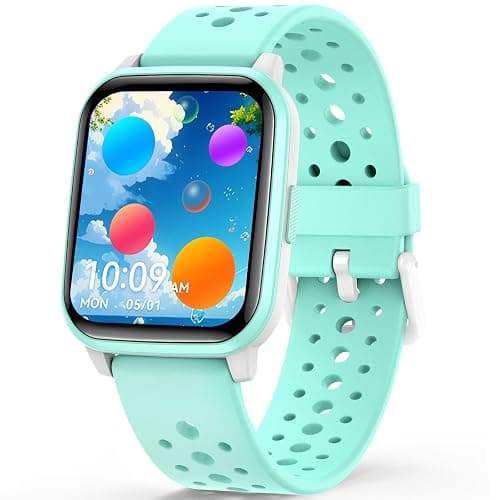 Butele Kids Smart Watch Girls Boys, SmartWatch for Kids Smart Watch Gifts for 4-16 Years Old with Sleep Mode 19 Sports Mode Pedometer Birthday Gift for Boys Girls - Green - Image 1