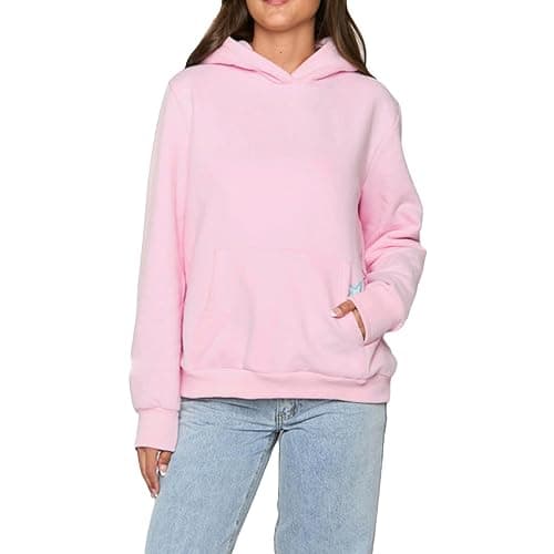 Cute Hoodies for Teen Girls Women Y2k Floral Graphic Oversized Sweatshirt Long Sleeve Aesthetic Preppy Clothes - Image 1